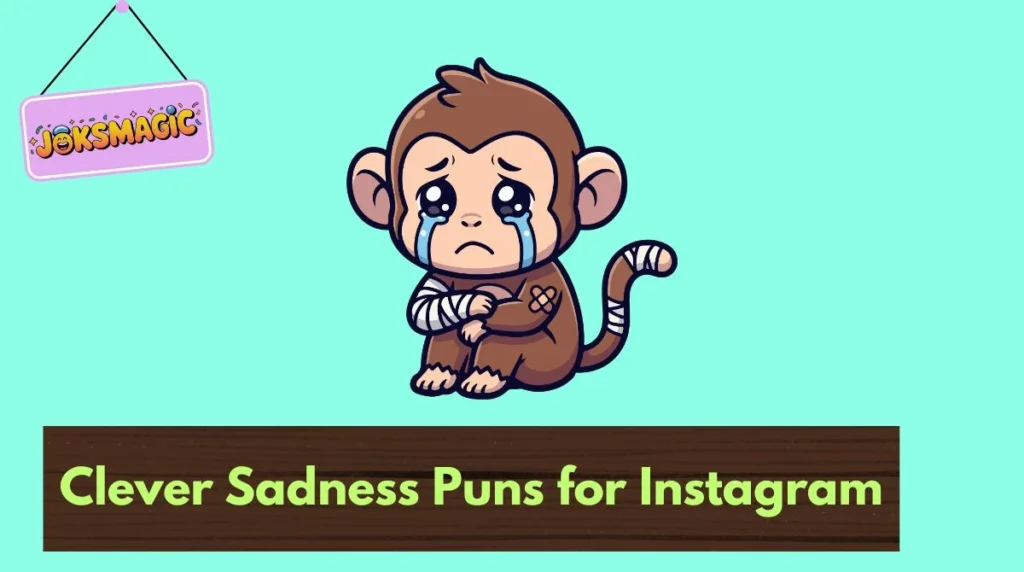 Clever Sadness Puns for Instagram