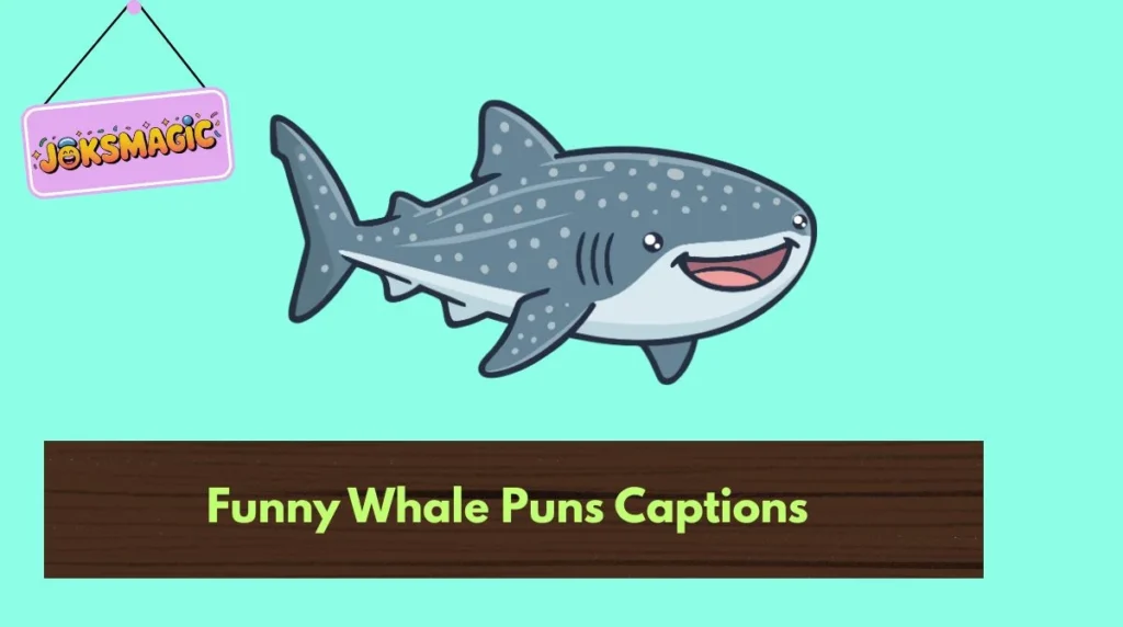 Funny Whale Puns Captions