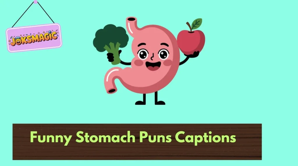 Funny Stomach Puns Captions