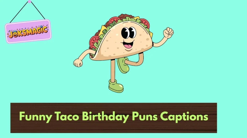 Funny Taco Birthday Puns Captions