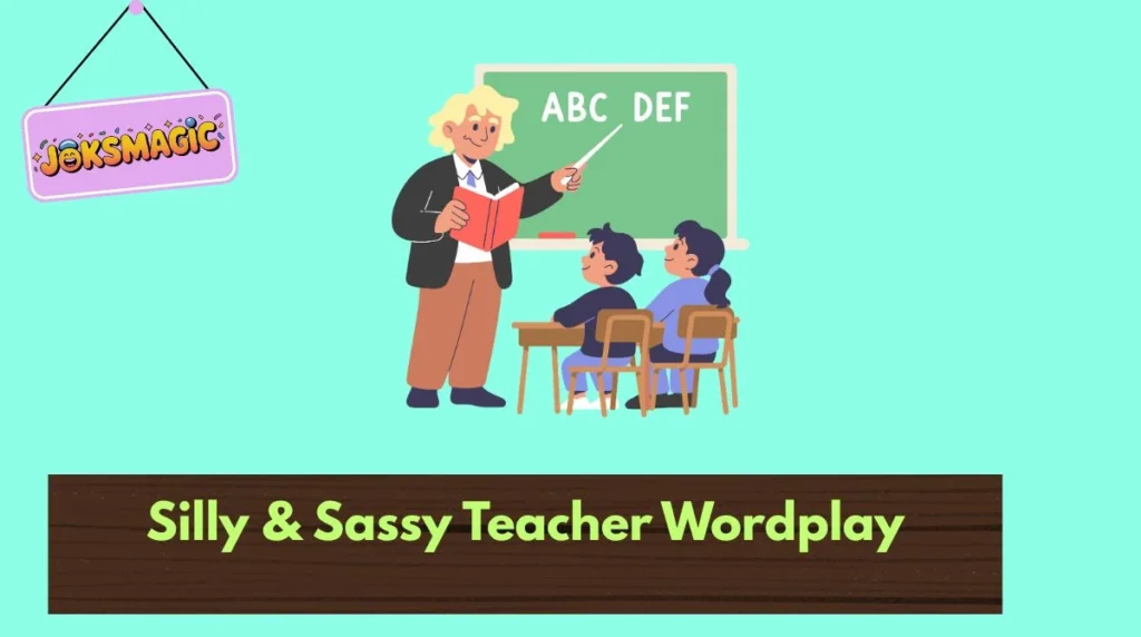 Silly & Sassy Teacher Wordplay