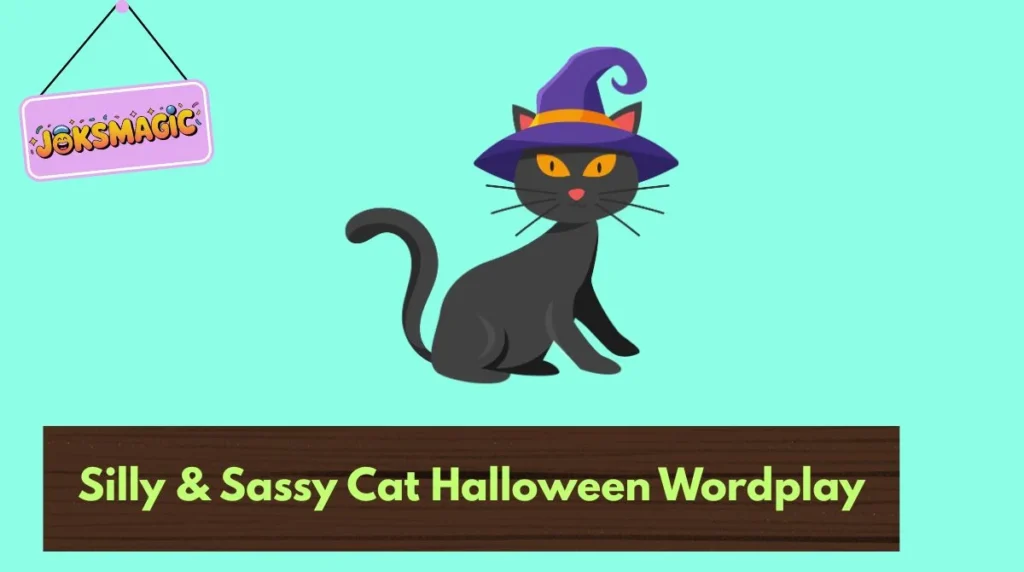 Silly & Sassy Cat Halloween Wordplay