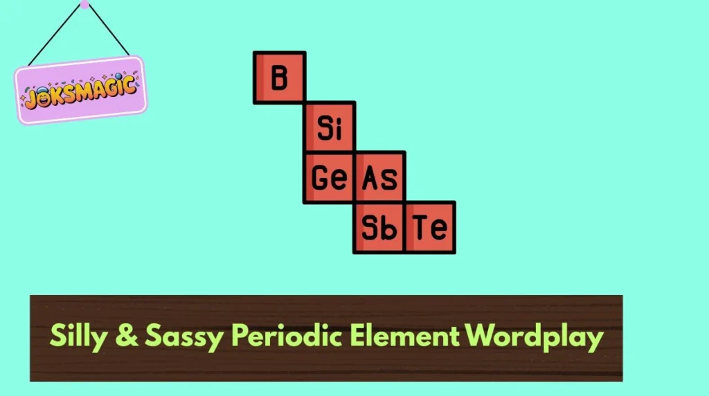 Silly & Sassy Periodic Element Wordplay