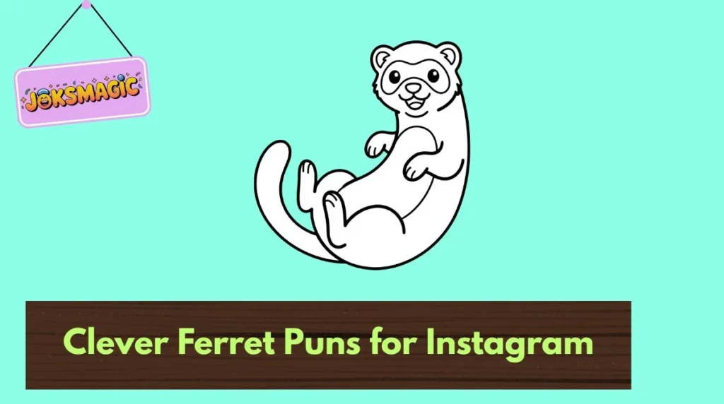 Clever Ferret Puns for Instagram